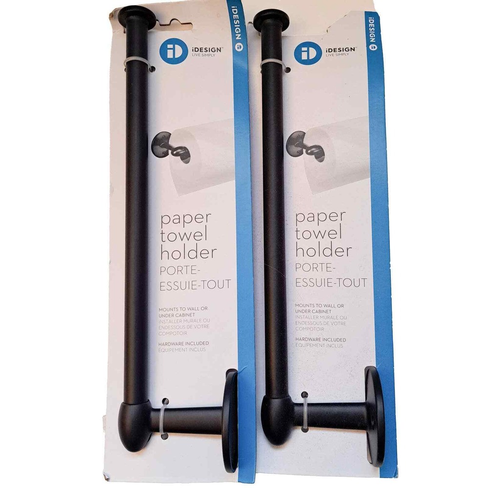 NWT iDesign Paper Towel‎ Holders Set of 2 Bronze